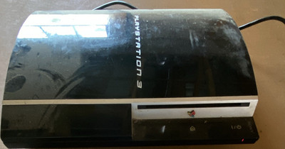 Sony PlayStation 3 PS3 Console 80GB CECHL01 Black Wi-Fi 1080p NTSC