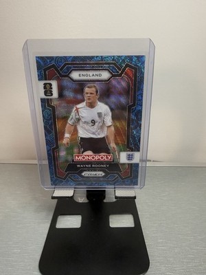 Panini Prizm FIFA World Cup Monopoly 2026 Wayne Rooney #27 Blue Wave