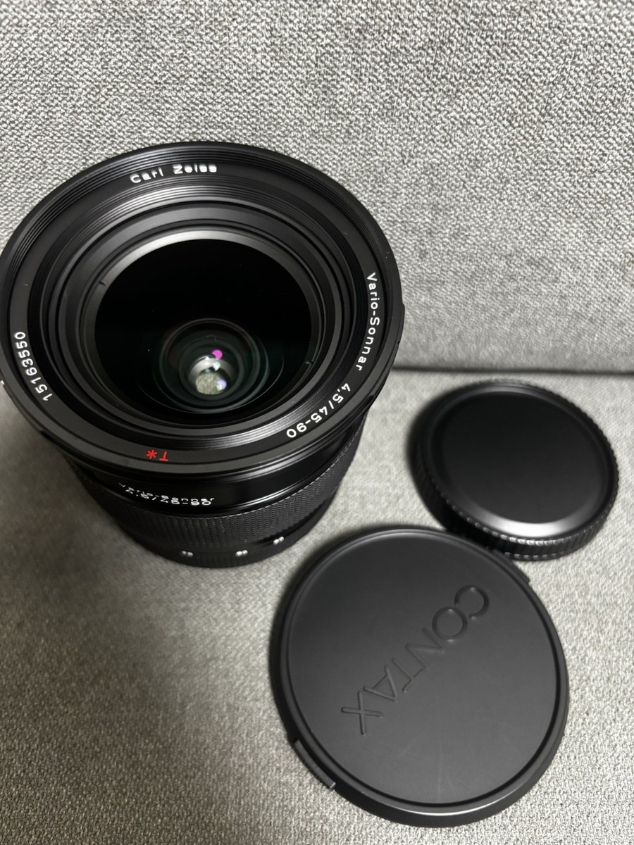 値下げ　CONTAX645 Vario-Sonnar 45-90mm F4.5 Top Mint)Contax Vario-Sonnar T* 45-90mm f4.5 For Contax 645