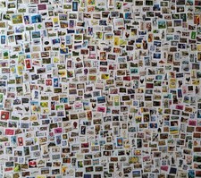 VRAC 1000 TIMBRES DIFFERENTS OBLITERES GRANDS FORMATS DE FRANCE