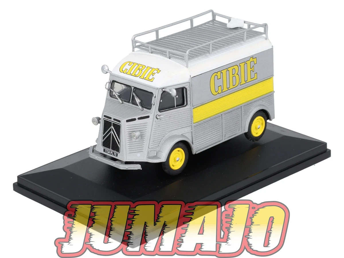 Lot De 2 Citroën Type H + 1 Traction Gang – Miniatures Eligor échelle 1/43