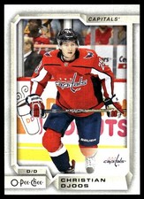 2018-19 O-Pee-Chee #447 Christian Djoos Washington Capitals Hockey Card