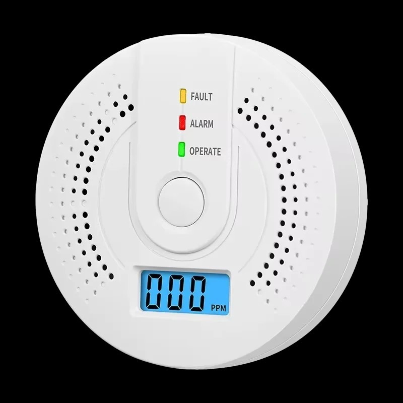 Product photo 2 of 6 — Carbon Monoxide Detector Warning Alarm Sensor LED Digital Battery Powered Uk