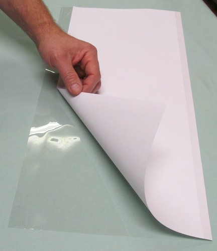 10-16"x30" Brodart Just-a-Fold III Archival Book Jacket Covers, Super Clear - Picture 2 of 4