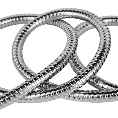 TRIXES Shower Hose Pipe NEW 2m Flexible Stainless Steel Chrome Bathroom Shower - Picture 5 of 7