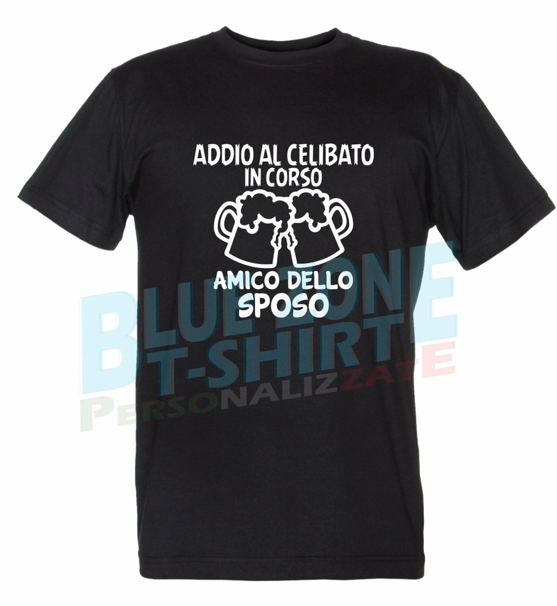 T-shirt Divertente Per Addio Al Celibato - Sposo - Bianca - Cotone JHK