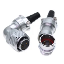 WY20, 2Pin ~ 15Pin Waterproof Connector, WEIPU Bayonet Angle female plug