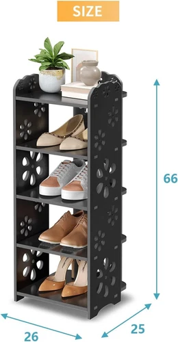 5/6/7/8 Ebenen Schuhregal Ablagegestelle Schuhablage Schuhschrank Platzsparend - Bild 14 von 72