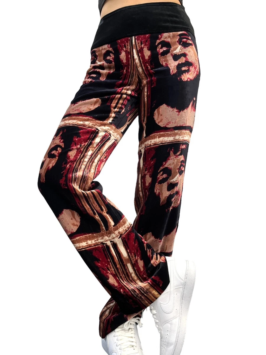 Jean Paul GAULTIER Vintage 1997AW Pants #40 Velour Bottoms Black