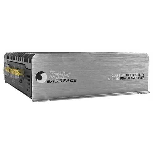 1 BASS FACE INDY DB2.1X 2-Kanal Verstärker 80 Watt RMS 2 Ohm Kofferraum - Bild 2 von 7