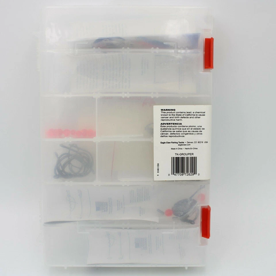 Набор рыболовных снастей Eagle Claw Premium для прибрежной морской рыбалки KBCHINSW 26 штук - Изображение 3 из 4