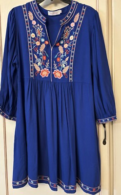 green emerald velvet dress Baltic Born Womens Kennedy Embroidered Maxi Dress | Blue