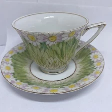 Vintage N C Japan Tea Cup Saucer. Daisy’s