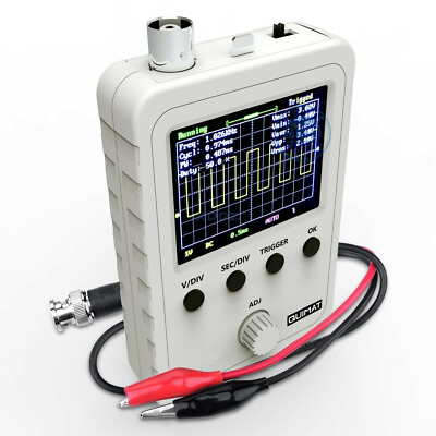 New Assembled DSO150 2.4 inch LCD Display Digital Oscilloscope with Test Clip