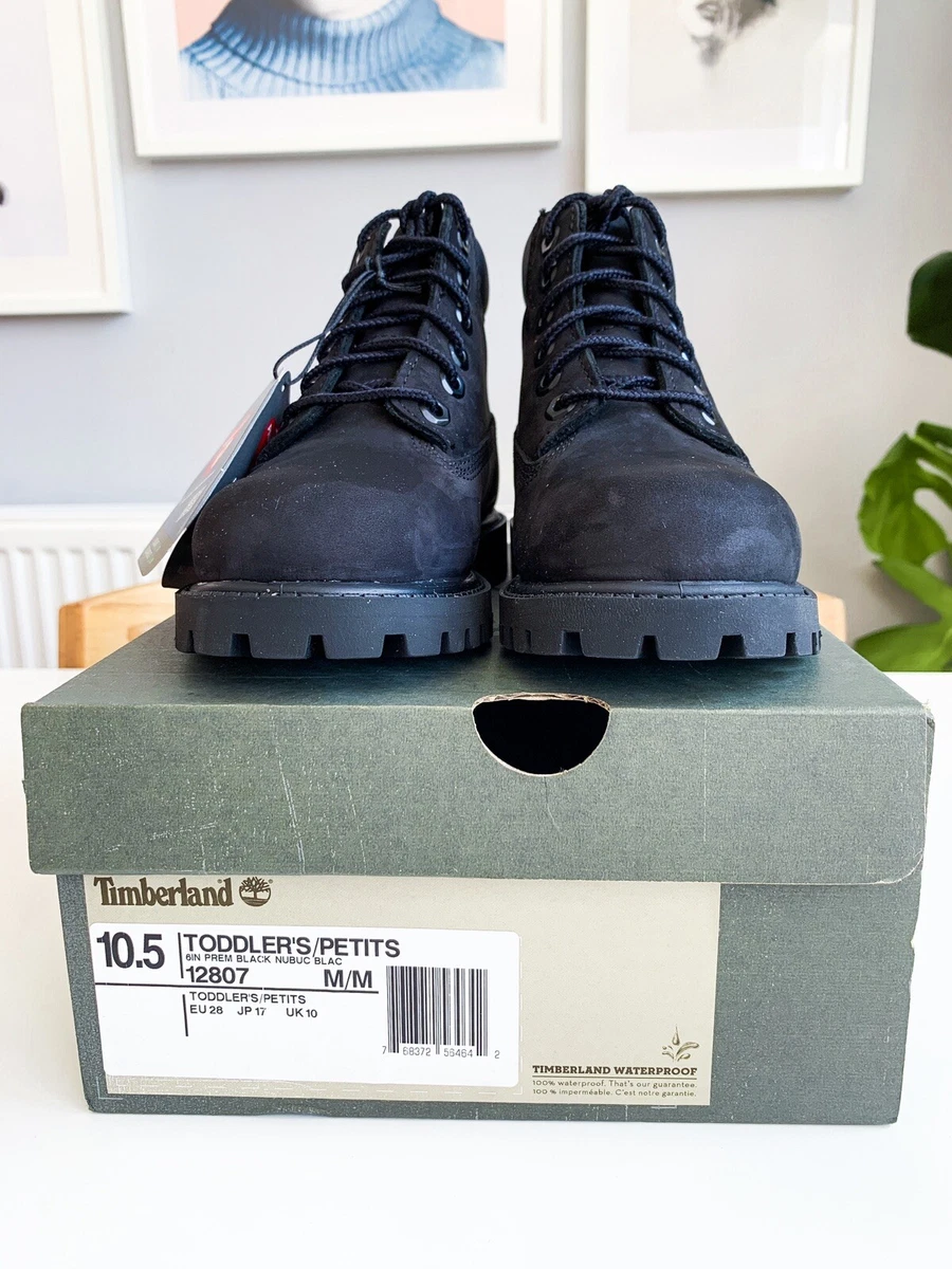 Infant shop black timberlands