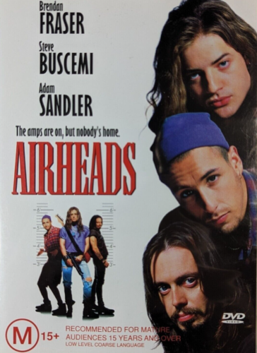 Airheads DVD - Brendan Fraser (Region 4, 1994) Free Post - Picture 1 of 1