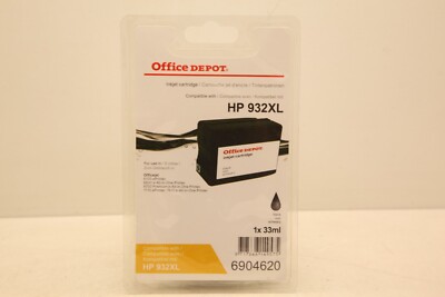 Office Depot - Tintenpatrone Schwarz für HP 932xl - Neu