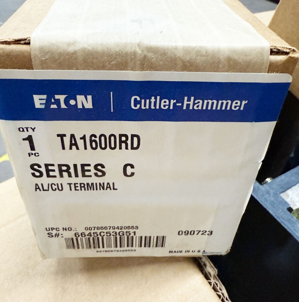 NEW EATON Cutler-Hammer RDC 100k , 1600 Amp 3 pole 600vac ...
