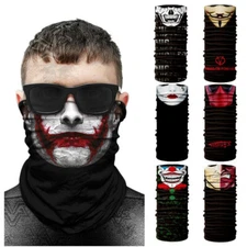 Skull Face Mask Balaclava Scarf Neck Fishing Shield Sun Gaiter UV Headwear US