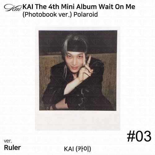 Kai 4th Mini Album Wait On Me Photobook/Player/Sleeve/Wing Official Photocard - Picture 40 of 76