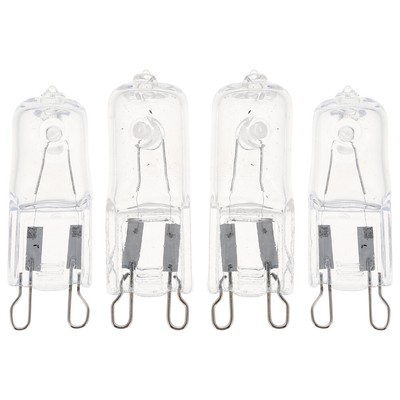  4 stücke Home Mikrowellenlampe hitzebeständige Glühbirne Ofen G9 Halogen