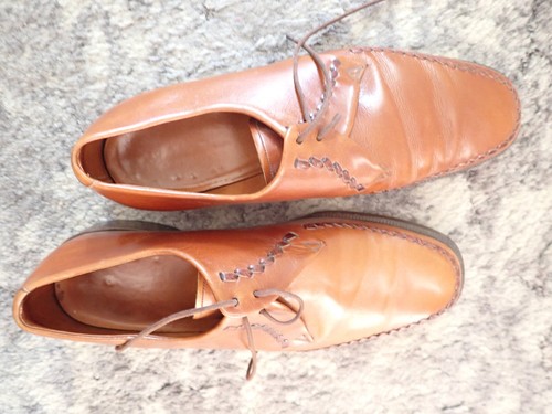 Barkers braune Schnürschuhe Leder Gr. 8 guter Zustand