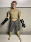 1996 Hasbro GI Joe 12in Red Hair Scar Face Fireman Rubber Gloves And Shorts.