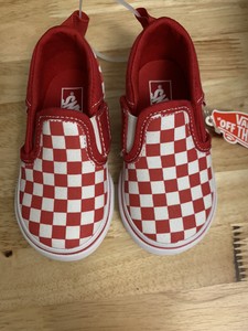 red checkered vans youth