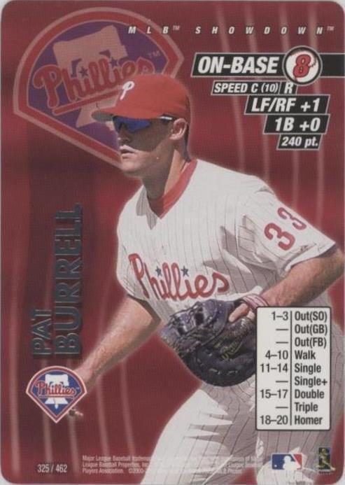 2001 MLB Showdown - Pat Burrell #325 - 1 of 1