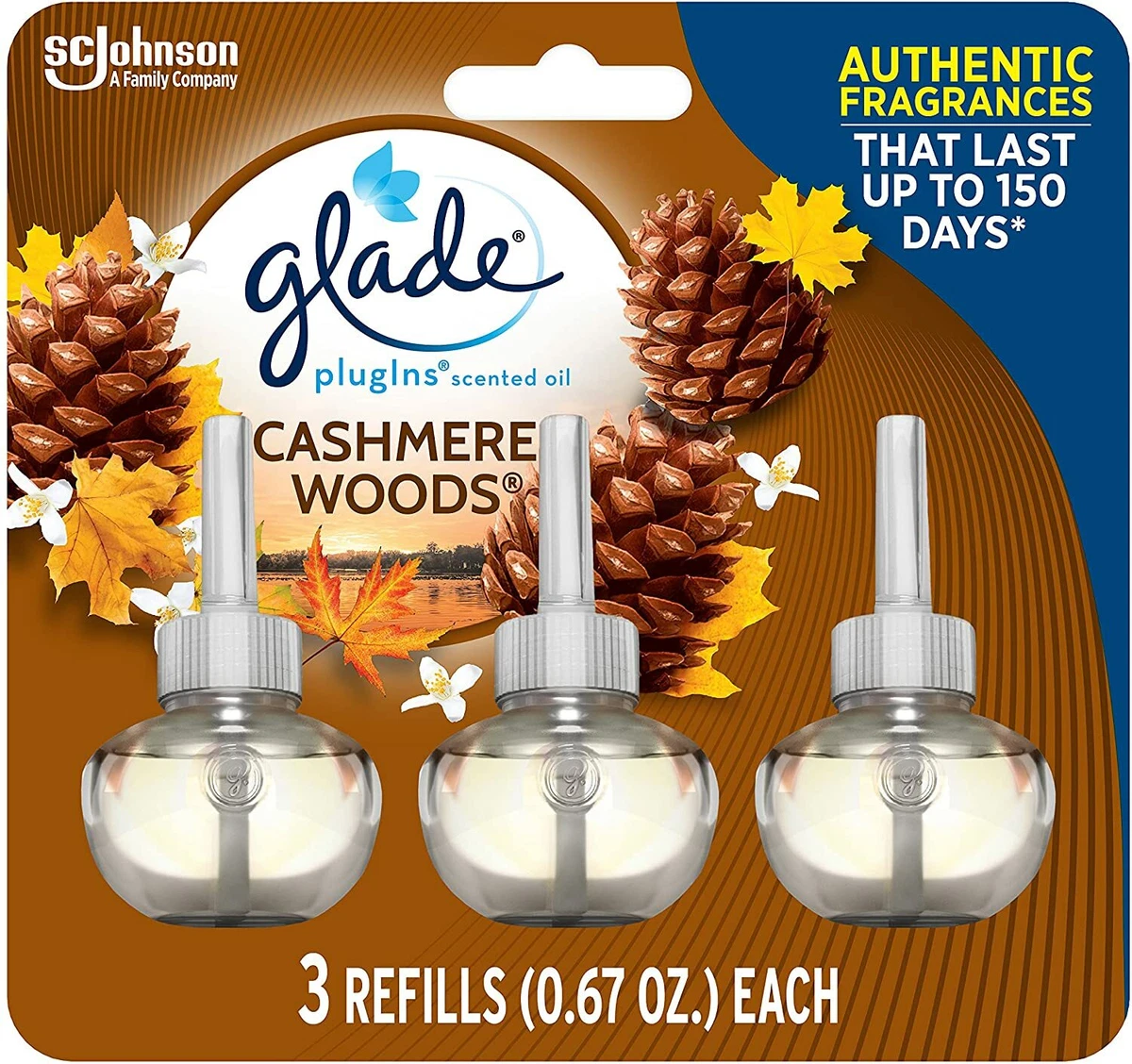 Glade PlugIns Refills Air Freshener Scented and Essential Oils