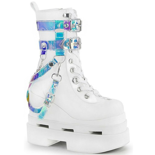 demonia platforms white