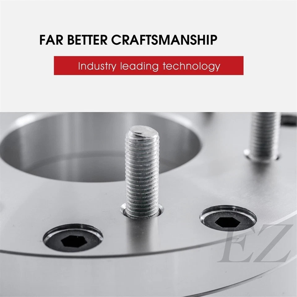 2 adaptadores de rueda 4 orejetas 100 a 5 orejetas 4,75 espaciadores 4x100 a 5x4,75 | 1,75" de espesor Foto 4 de 4