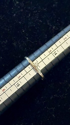 14k Diamond Organic Twig Branch Band - 第 4/5 張圖片