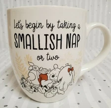 Disney Winnie the Pooh & Friends Jumbo Ceramic Mug "Smallish Nap or Two" 25 oz