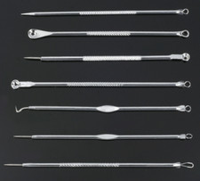 7pcs/Set Pimple Popper Acne Blackhead Removal Needle Extractor Tools