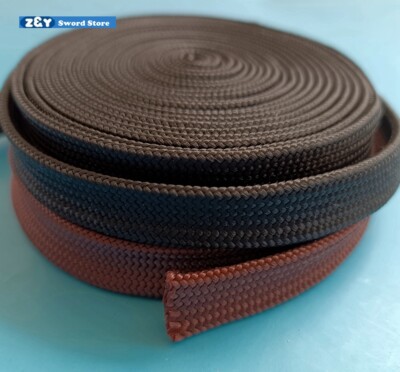 Black Silk Ito Sageo Para Samurái Japonés Wakizashi Tanto Katana Espada Montajes De Espada Accesorios De Espada Negro 2 - Foto 7