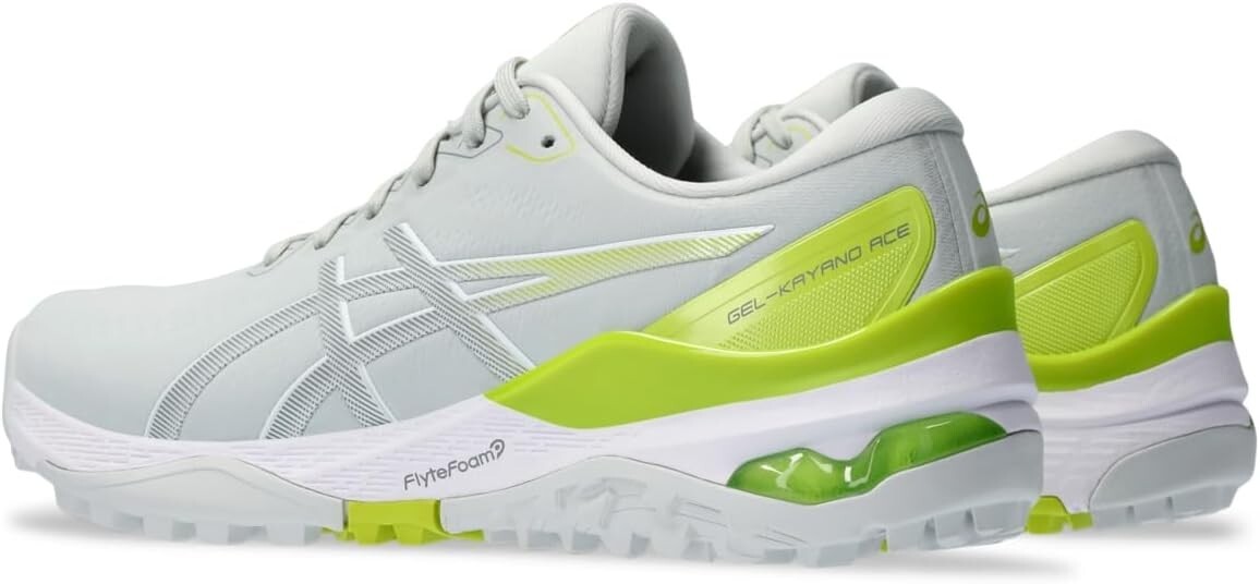 ASICS Gel-Kayano Ace 2 Golf Shoes Grey Neon Lime Athletic Cleats Spikeless 8.5 ASICS GEL-KAYANO ACE 2 | Dunlop Sports US main image 3