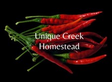 Chili de Arbol Pepper 25-Seeds Mexican Hot Pepper 30,000 Scoville SHU Unique