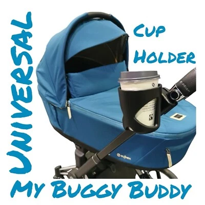 MY BUGGY BUDDY NEU Universal Kinderwagen Buggy Getränkehalter. Auster, iCandy, Cosatto, Cybex