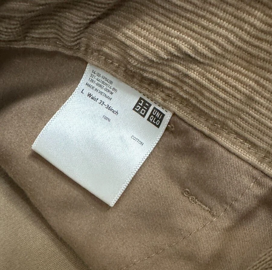 uniqlo corduroy work pants