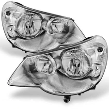 For 2007-2010 Chrysler Sebring Replacement Headlights Headlamps 07-10 Left+Right