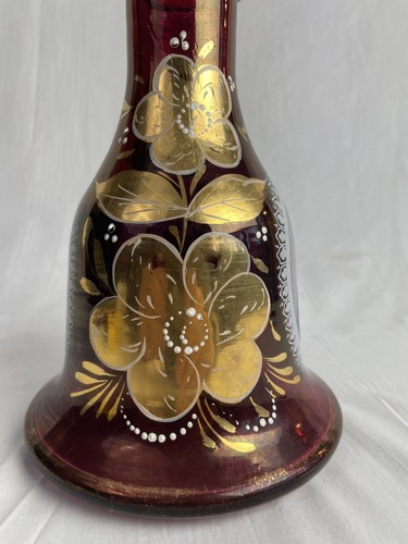 Bohemian Glass Hookah Base Persian Shah Abass Qajar - Picture 5 of 8