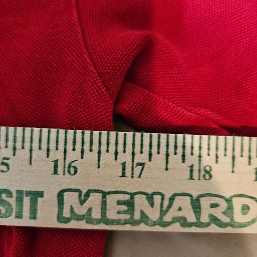 Polo Ralph Lauren Youths Size M10/12 Red Short Sleeve Shirt Vintage - Picture 6 of 6