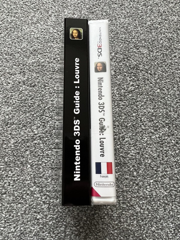 Rare Nintendo 3DS Louvre French Guide New Sealed with Slipcover bonus