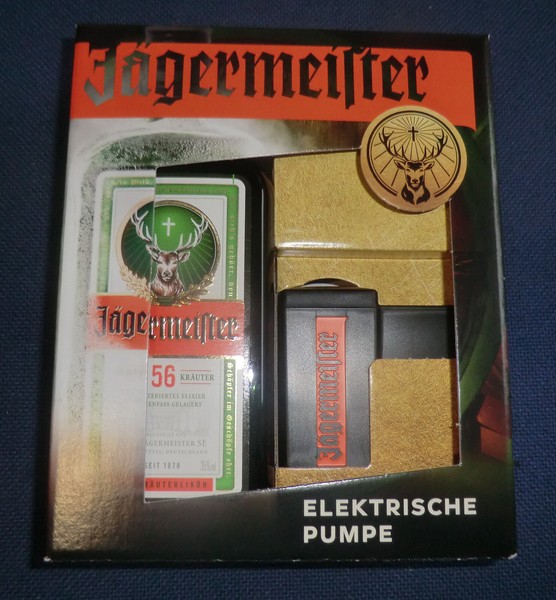 60€/L JäGermeister KräUterliköR Mit Elektrischer Pumpe 0,7L 35%Vol.Alk.Limitiert-image
