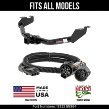 For 03-06 GMC Sierra 1500 Trailer Hitch + 4Way Wiring Fits All Models Curt Tow