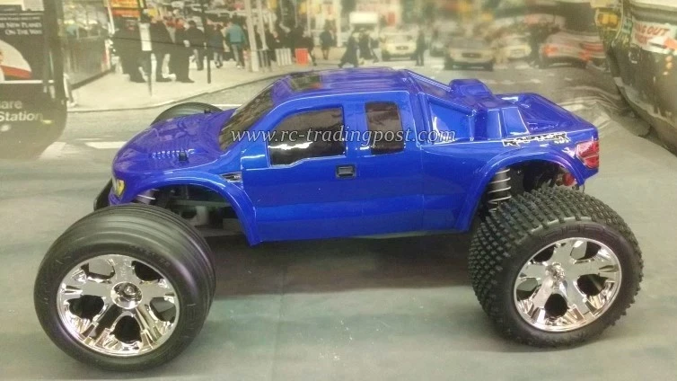 Custom Painted Body Ford Raptor SVT For 1/10 RC Stadium Trucks Traxxas Rustler - Image 3 of 4