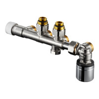 Oventrop-Anschlussarmatur Multiblock T-RTL, Eckform, G 1/2 Ag