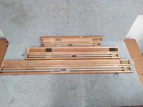 Set of Vintage Mitutoyo Micrometer Extension Rods 