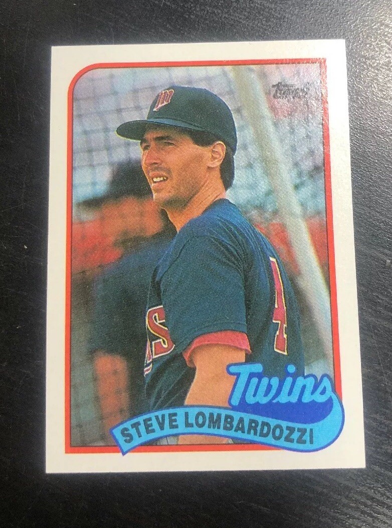 Steve Lombardozzi Minnesota Twins 1989 Topps Baseball Card Number